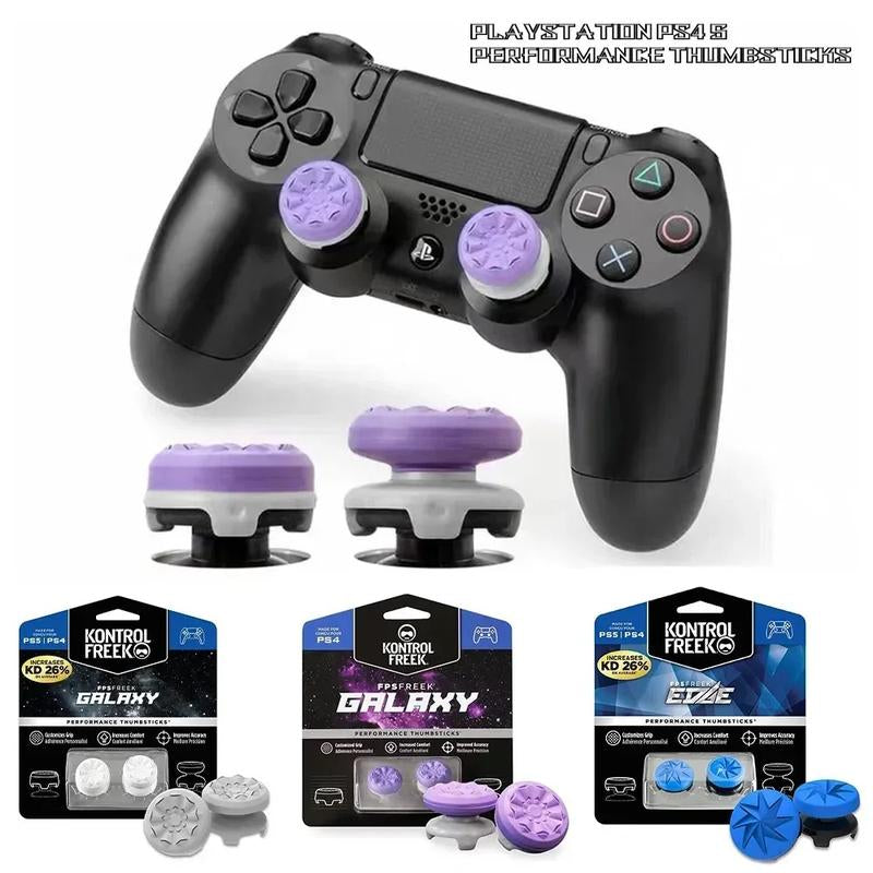 FPS Freek Performance Thumbsticks FPS Freek Inferno for PS5/PS4 for XBOX Controller Thumb Grips,Precise Control,Black/White/Purple/Red,Gaming Controller Accessory, Joypad Console