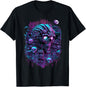 Vaporwave Aesthetic Futuristic Cybertronic Robot T-Shirt